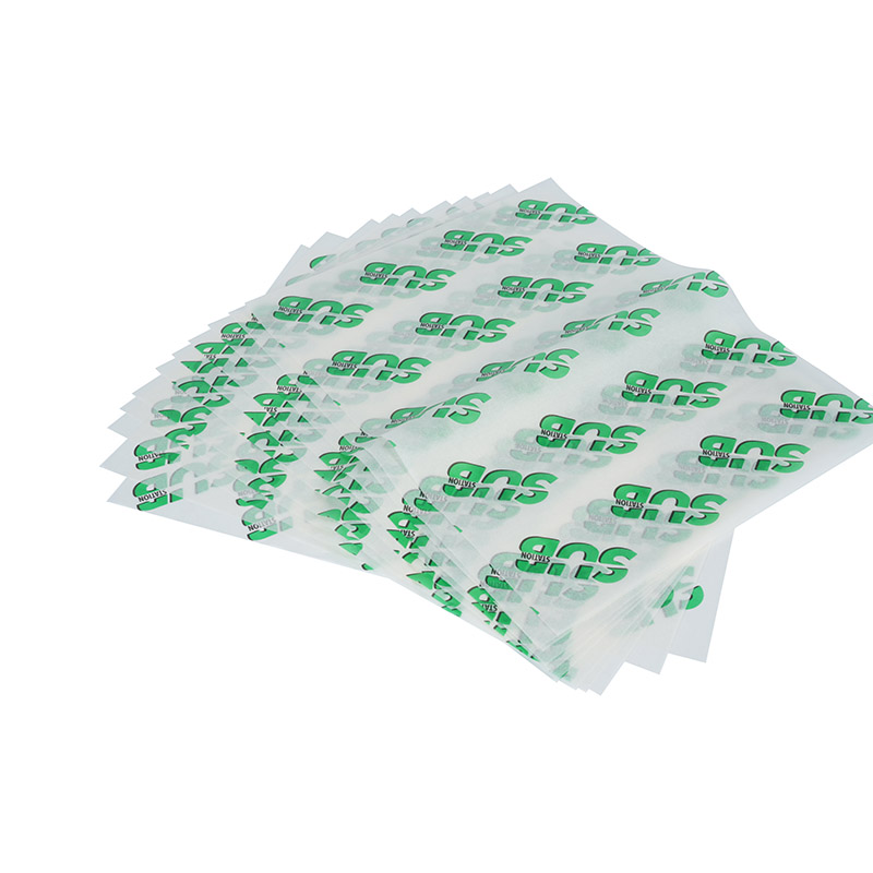 Papel de embrulho de hambúrguer à prova de graxa
